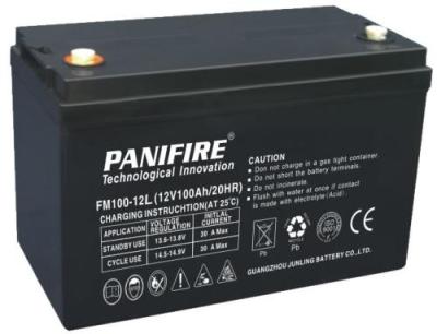 力仕顿PANIFIRE蓄电池FM100-12L 12V100AH