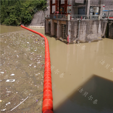 湖面拦污塑料浮筒1米管式拦污漂厂家