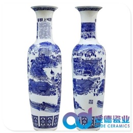 景德镇陶瓷花瓶厂家批发落地摆放陶瓷花瓶