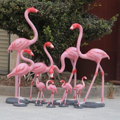 供应广州现货销售玻璃钢火烈鸟雕塑厂家
