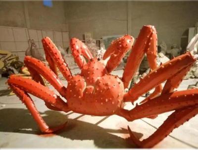 供应深圳海鲜酒店门头仿真海洋动物螃蟹雕塑