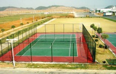 唐山网球场地胶铺装-室外环保丙烯酸硅pu塑