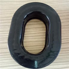 长期生产黑色硅胶TPU皮耳罩 高周波热压