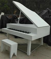 尚雕坊钢琴玻璃钢雕塑公园广场户外摆件装饰