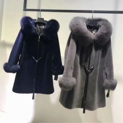 品牌羊絨大衣高端羊剪絨大衣批發(fā)