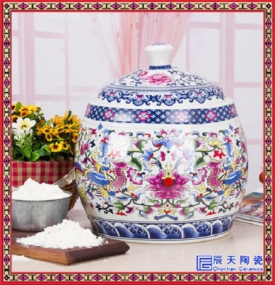 韩式腌菜腌肉泡菜陶瓷罐子8-10斤装陶瓷罐子