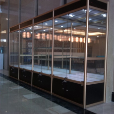 宁波玻璃展示柜厂家哪里有样品陈列柜定制