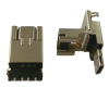 AM USB2.0翻盖式二合一公头 焊板OTG带Micro
