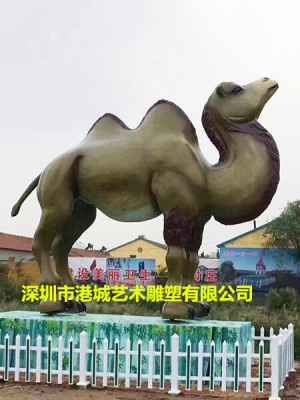 南昌仿真玻璃钢骆驼雕塑供应商