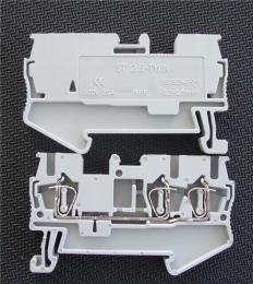 厂家直销ST2.5-TWIN回拉式弹簧接线端子ST2.