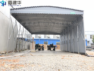 上海松江区移动伸缩雨棚厂家 活动雨篷价格