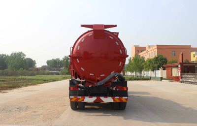 21立方不銹鋼罐式污泥車
