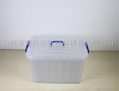 台州黄岩模具工厂专业透明收纳箱模具定制制