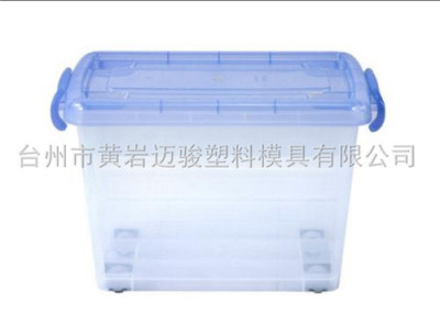 台州黄岩模具工厂专业透明收纳箱模具定制制