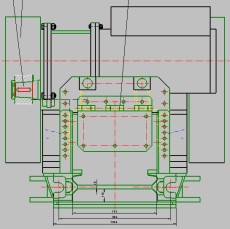 PGCX1520高效齒輥式錘式破碎機(jī)機(jī)械圖紙