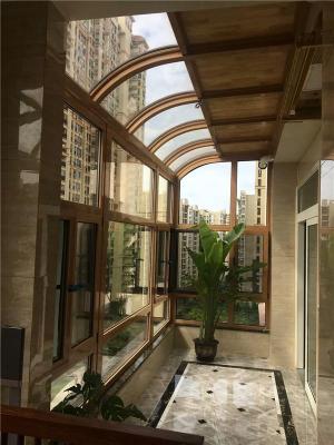 洛阳顶层露台设计玻璃顶阳光房哪种材质安全
