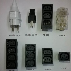 桌面電源插座多種規格標準iec電器插座