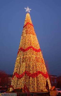 开封户外大型圣诞树厂家郑州红日圣诞