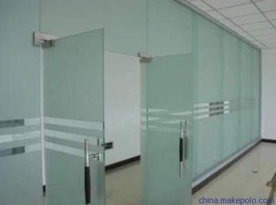 北京安装玻璃门隔断顺义区安装地弹簧玻璃门