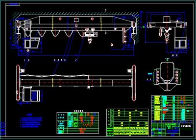 DDXQ-3型电动单梁起重机图纸