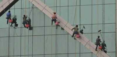 北京蜘蛛人 外墙清洗 窗户打胶 高空换玻璃