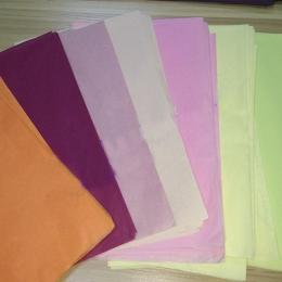 彩色卷筒纸工艺品礼品包装纸16克彩色棉纸
