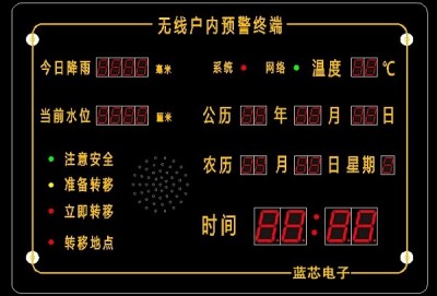 徐州蓝芯电子一体化简易雨量报警器