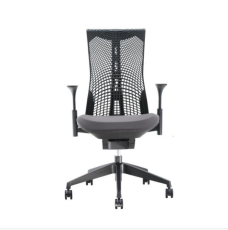 时尚胶背办公椅 人体工学经理椅 电脑椅