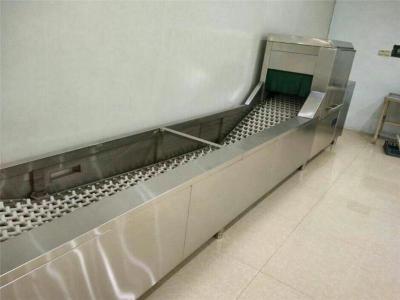 学校食堂大型长龙式全自动消毒榆林洗碗机