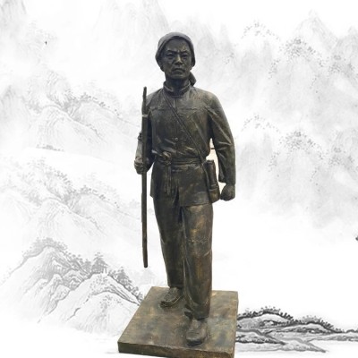 深圳公园仿真红军人物系列雕塑厂家