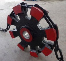 橡胶托辊提升机配件 不锈钢防腐