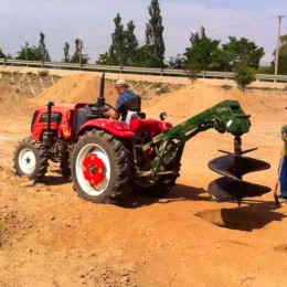 青岛农业种植挖坑机  挖坑机价格