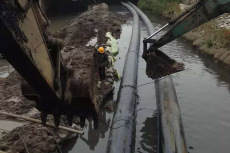 污水管道用桂林螺旋钢管承接压力钢管安装