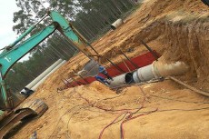 百色螺旋钢管用在排水管道提供管道安装服务