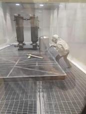 苏州阿亘堡喷砂涂装自动化生产线
