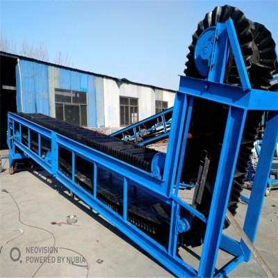 自動(dòng)升降擋邊輸送機(jī)定制 裝卸貨傳送帶茂名