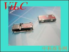 Micro 10P母座-MICRO3.0母座 全贴SMT 卷口