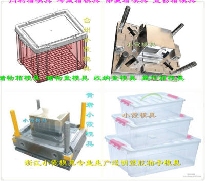 中国塑胶模具厂塑胶储物箱模具