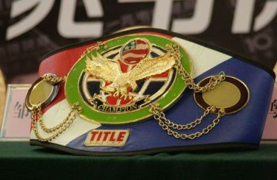 深圳国际拳王比赛金腰带设计定做厂家