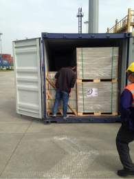 20GP小柜装腻子粉集装箱门到门海运国内船运