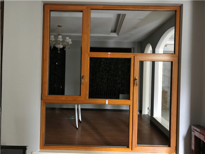 北京铝包木窗-思耐铝木门窗-纱窗一体窗价格