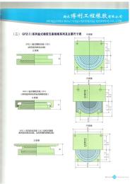 GPZ盆式橡胶支座结构图 衡水博利支座生产