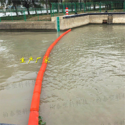 河道漂浮物拦截设备浮式拦污浮漂