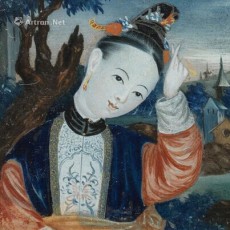 十八世纪 中国画派 女子