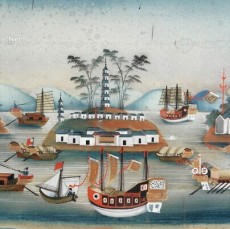 十九世纪中期 中国画派 珠江海岸