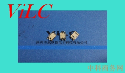 供应MICRO HDMI-19P母座 前插后贴双排针SMT