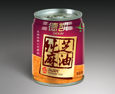 重庆火锅油碟包装设计 拉罐芝麻油亚美设计