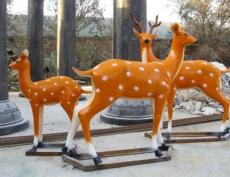玻璃钢鹿雕塑