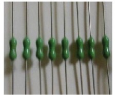电阻式保险丝，2.4*7绿色电阻式保险丝