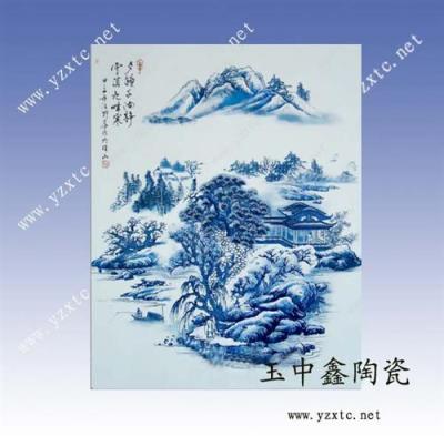 瓷板画 青花系列瓷板画图片 陶瓷瓷板画价格